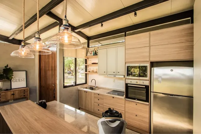Cocina de lujo - obra de Multitainer en contenedor
